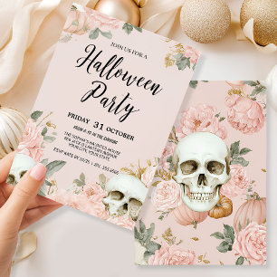 Invitation Soirée d'Halloween romantique