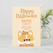 Invitation Soirée d'Halloween simple et amusante (Debout devant)
