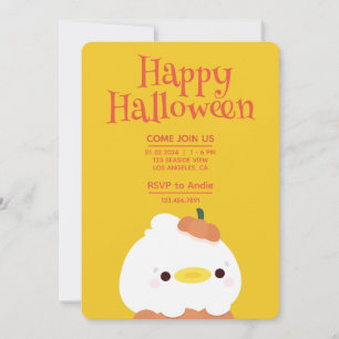 Invitation Soirée d'Halloween simple et amusante