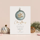 Invitation Soirée d'hiver minimaliste de Noël