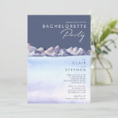 Invitation Soirée d'hiver Mountain Soirée de Bachelorette (Debout devant)