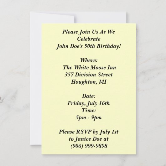 Invitation Soirée d'invitation à la fête de train Jalon Anniv (Dos)