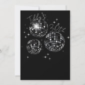 Invitation Soirée disco moderne surprise fête d'anniversaire (Dos)