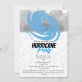 Invitation Soirée d'ouragan (Devant)
