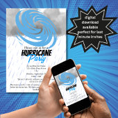 Invitation Soirée d'ouragan