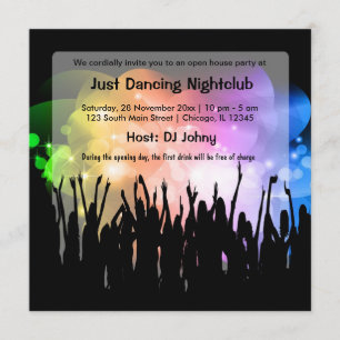 Invitation Soirée d'ouverture de la discothèque