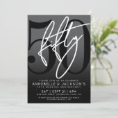 Invitation Soirée du 50e anniversaire de Black White (Debout devant)