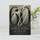 Invitation Soirée du 60e anniversaire de Black Gold (Debout devant)