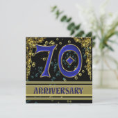 Invitation Soirée du 70e anniversaire de Black and Gold (Debout devant)