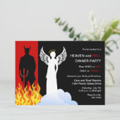 Invitation Soirée Du Ciel Et De L'Enfer (Debout devant)