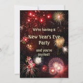 Invitation Soirée du Nouvel An (Devant)
