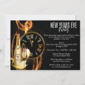 Invitation Soirée du Nouvel An (Devant)