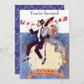 Invitation Soirée du Nouvel An (Devant / Derrière)