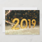 Invitation Soirée du Nouvel An 2019 (Devant)