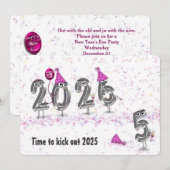 Invitation Soirée du Nouvel An 2024 (Devant / Derrière)