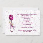 Invitation Soirée du Nouvel An 2024 (Dos)