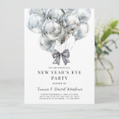 Invitation Soirée du Nouvel An moderne (Debout devant)