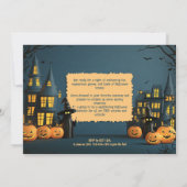 Invitation Soirée éffrayante (Dos)