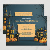 Invitation Soirée éffrayante (Devant / Derrière)