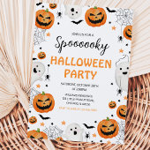Invitation Soirée effrayante d'Halloween