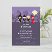 Invitation Soirée éffrayante Halloween (Debout devant)