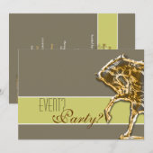 Invitation Soirée élégante (Devant / Derrière)