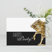 Invitation Soirée élégante (Debout devant)