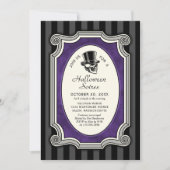 Invitation Soirée élégante de Halloween (Devant)
