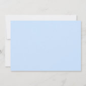 Invitation Soirée Elégante des tourbillons et des flocons (Dos)