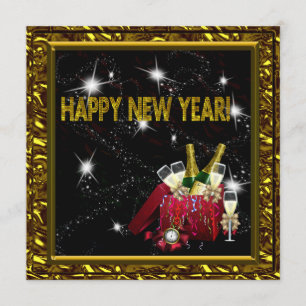 Invitation Soirée élégante du Nouvel An