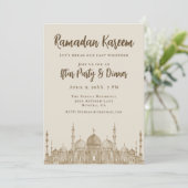 Invitation Soirée Elégante Mosquée Ramadan Iftar (Debout devant)