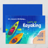Invitation Soirée en kayak (Devant / Derrière)