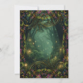 Invitation Soirée Enchantée Toute Occasion Anniversaire (Dos)