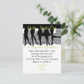 Invitation Soirée entre filles (Debout devant)