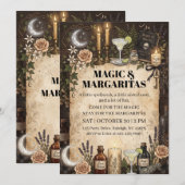 Invitation Soirée entre filles inspirée de Practical Magic (Devant / Derrière)