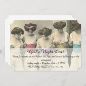 Invitation Soirée entre filles pour une inspection (Devant / Derrière)