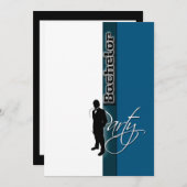 Invitation Soirée entre mecs pour l'enterrement de vie de gar (Devant / Derrière)