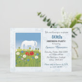 Invitation Soirée équestre surprise 40e anniversaire (Debout devant)