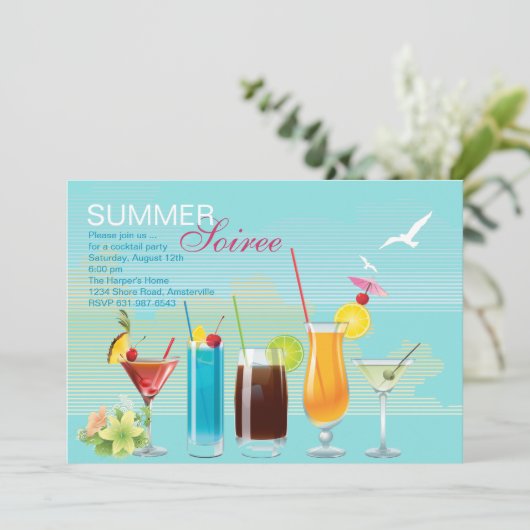 Invitation Soiree été (Debout devant)