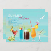 Invitation Soiree été (Devant / Derrière)