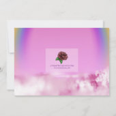 Invitation Soirée Fée Afro-Américaine (Dos)