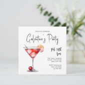 Invitation Soirée féminine élégante à la fête de la Saint-Gal (Debout devant)