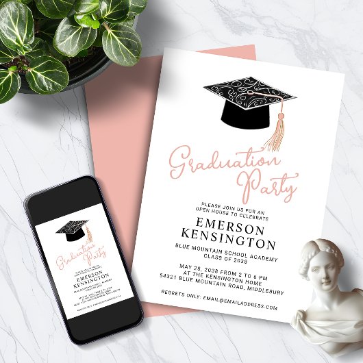 Invitation Soirée féminine moderne mignonne