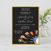 Invitation Soirée Fiançailles moderne (5x7) (Debout devant)