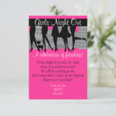 Invitation Soirée Filles Avec Kitty Style A (Debout devant)