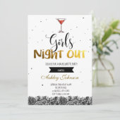 Invitation soirée filles dehors bachelorette (Debout devant)