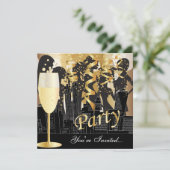 Invitation Soirée Filles Entre Elles pour un Anniversaire | D (Debout devant)