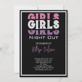 Invitation Soirée Filles Personnalisée (Devant)