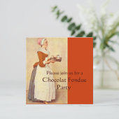 INVITATION SOIRÉE FONDUE AU CHOCOLAT (Debout devant)