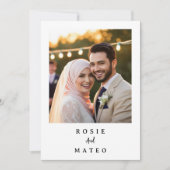 Invitation Soirée Formel Avec Mariage Unique Et Élégant (Devant)